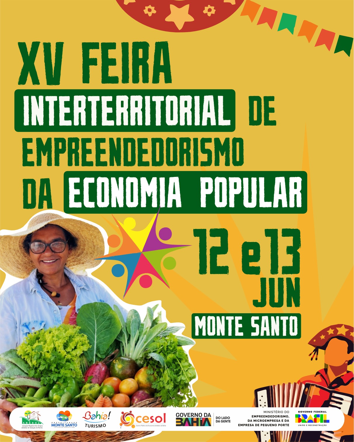 Aresol realiza XV Feira Interterritorial de Empreendedorismo da Economia Popular em Monte Santo